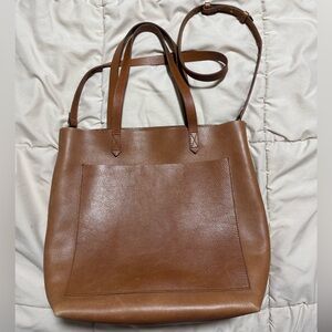 Madewell Brown Leather Tote Bag